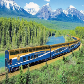 Vancouver Airport Pick-up + Banff-Vancouver  Rocky Mountaineer  6-day Train Tour