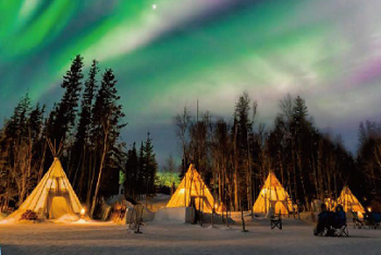 Aurora Viewing Tour in Whitehorse+ Vancouver+ Kamloops+ Yoho National Park+ Banff National Park+ Johnston Canyon+ Okanagan Lake 9-Day Tour