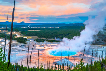 Grand Canyon National Park + Bryce Canyon National Park +Grand Teton National Park + Yellowstone National Park + Salt Lake City 8-Day Tour