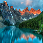 Calgary+Rocky Mountains+Victoria 6-day Tour (Check in at the Banff Town Hotel for two nights)